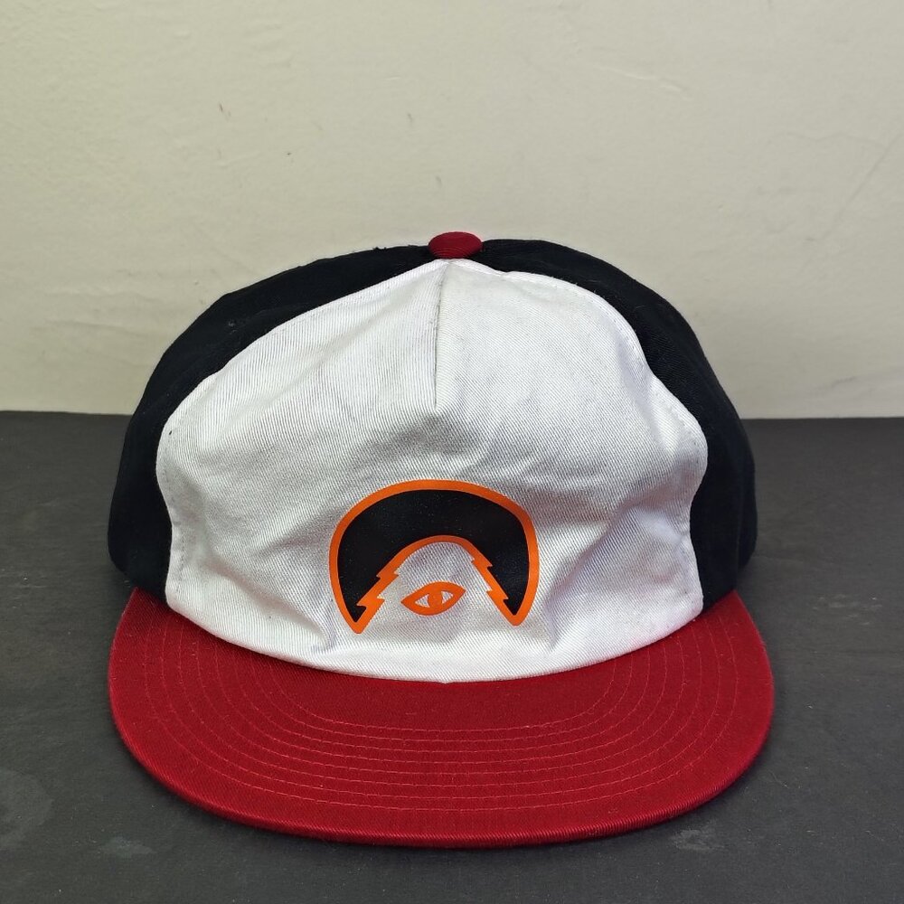 Poler Sonni Boi Camp Vibes Hat‎ Cap Snap Back Red Blue White One Size Panel Mens